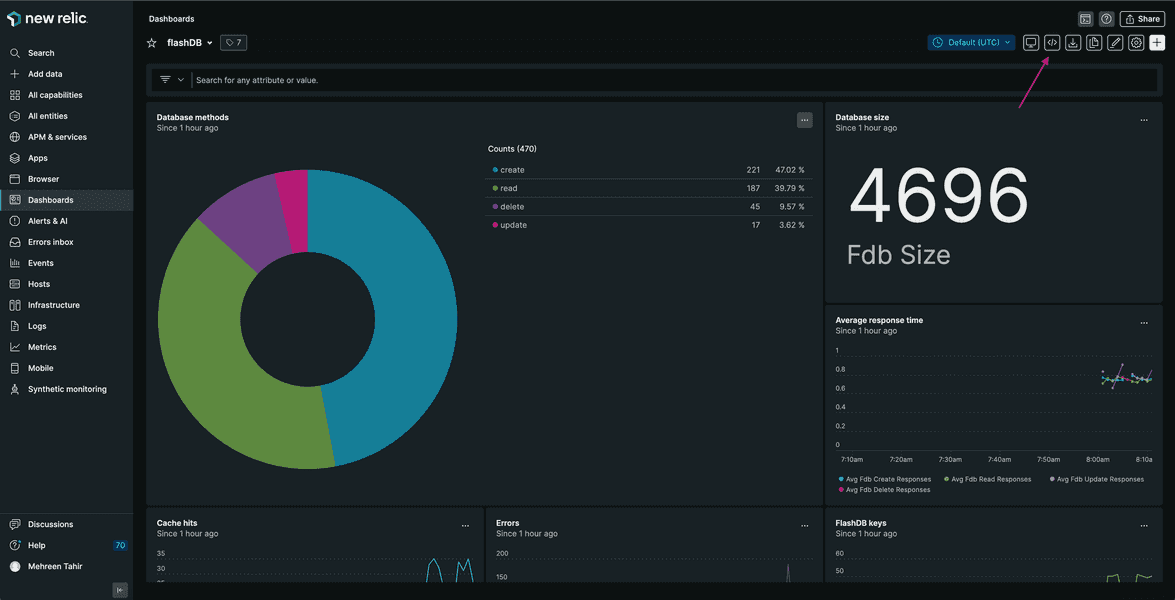 copy flashdb dashboard